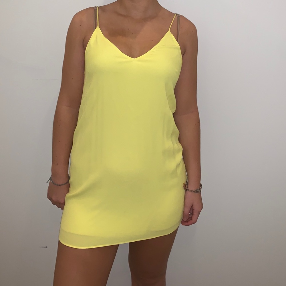 Yellow Aritzia Dress
